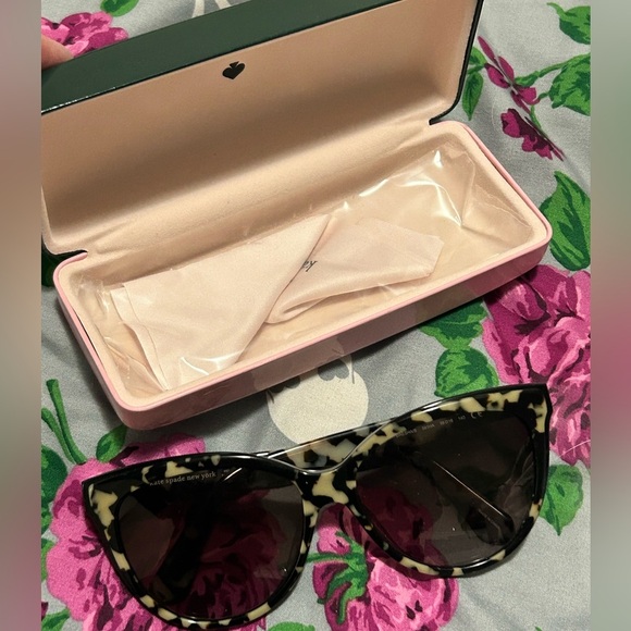 Kate Spade DAESHA 0581 Havana Black / Dark Gray Gradient Sunglasses - Picture 6 of 7